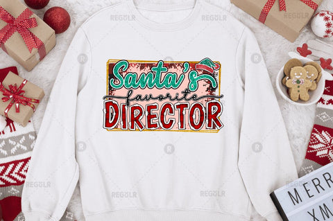 Santa's favorite dental hygienist Sublimation Design Sublimation Regulrcrative 