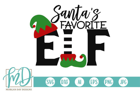 Santa's Favorite Elf SVG Morgan Day Designs 