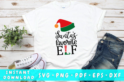 Santa's Favorite Elf SVG SVG HappyDesignStudio 