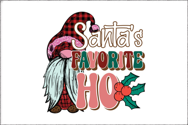 Santa's Favorite Ho Sublimation Sublimation Jagonath Roy 