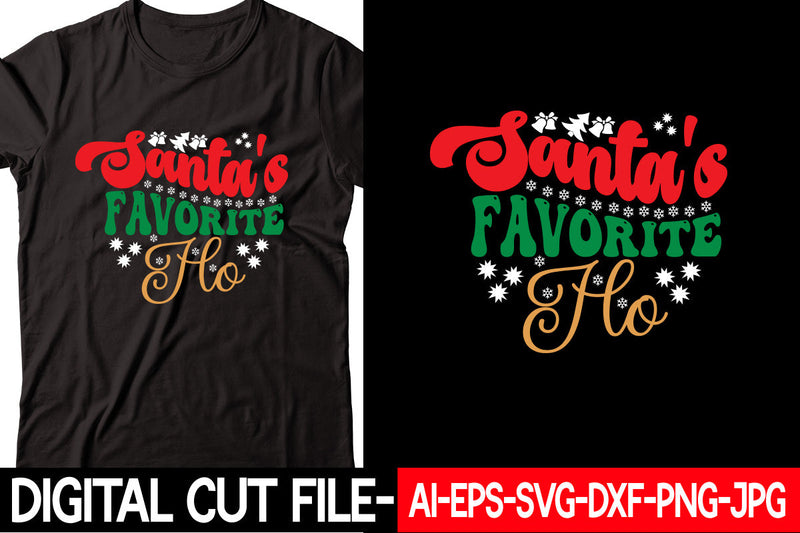 Santa's Favorite Ho SVG cut file SVG Blessedprint 