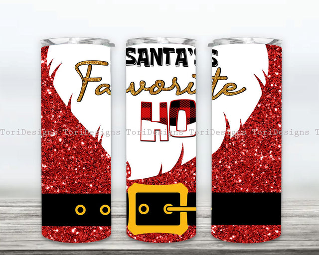 Santa's Favorite Ho Tumbler Wrap PNG, Christmas Tumbler Sublimation Designs, Winter Tumbler Wrap, Christmas Tumbler PNG, Xmas Tumbler PNG Sublimation ToriDesigns 