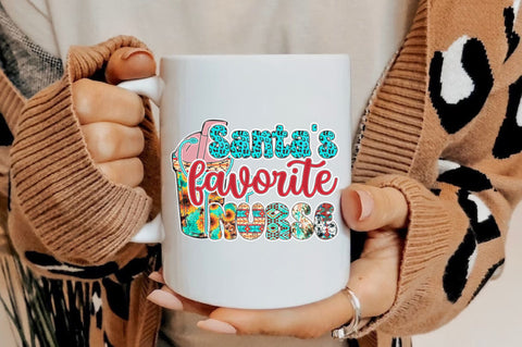 Santa's Favorite Nurse Sublimation Sublimation Jagonath Roy 
