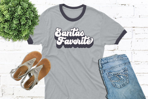 Santas Favorite Retro Christmas SVG SVG Style and Stencil 