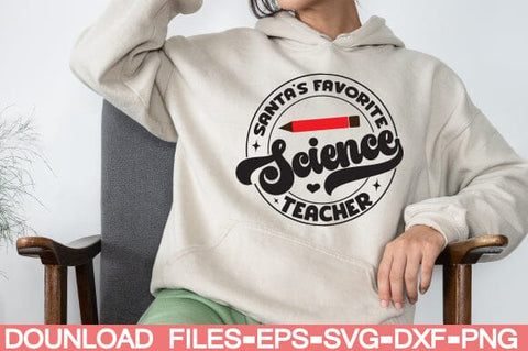 Santa's favorite Science Teacher SVG farhad farhad 