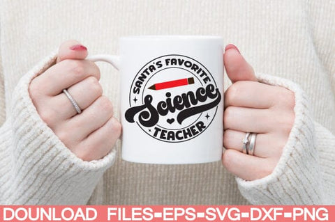Santa's favorite Science Teacher SVG farhad farhad 