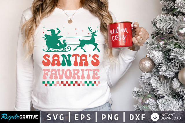 Santas favorite SVG Design SVG Regulrcrative 