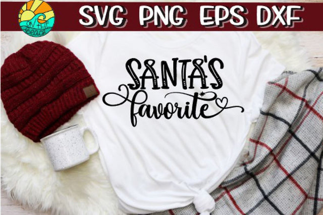 Santa's Favorite - SVG PNG EPS DXF SVG On the Beach Boutique 
