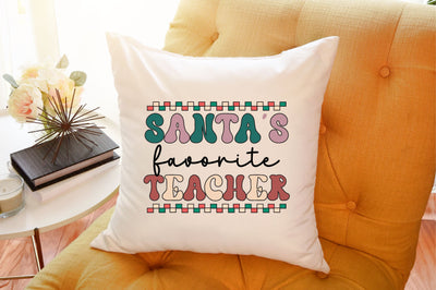 Santa's Favorite Teacher Christmas SVG SVG SVGista 