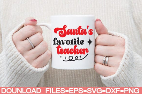 Santa's favorite teacher SVG farhad farhad 
