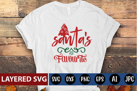 santa's favourite SVG cute file SVG Blessedprint 