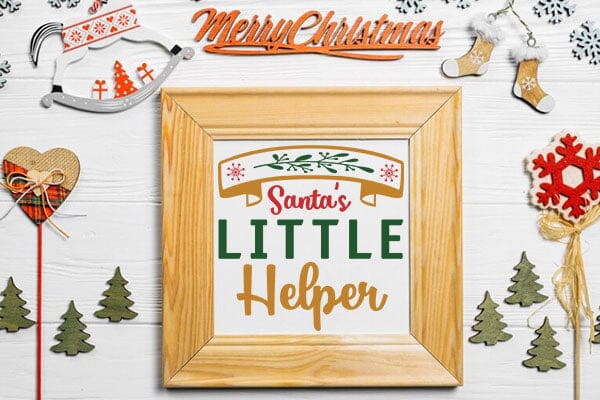 Santas little helper SVG Angelina750 
