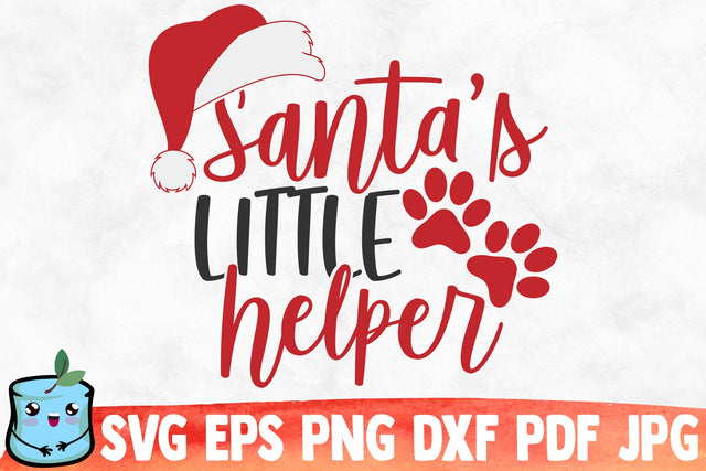 Santa's Little Helper SVG MintyMarshmallows 