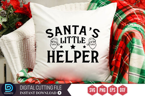Santa's little helper SVG, Santa's little helper SVG DESIGNISTIC 