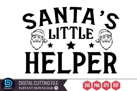 Santa's little helper SVG, Santa's little helper SVG DESIGNISTIC 