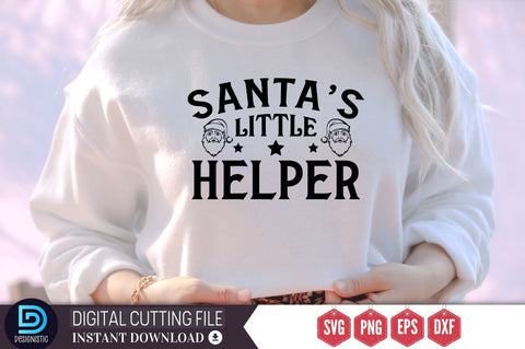 Santa's little helper SVG, Santa's little helper SVG DESIGNISTIC 
