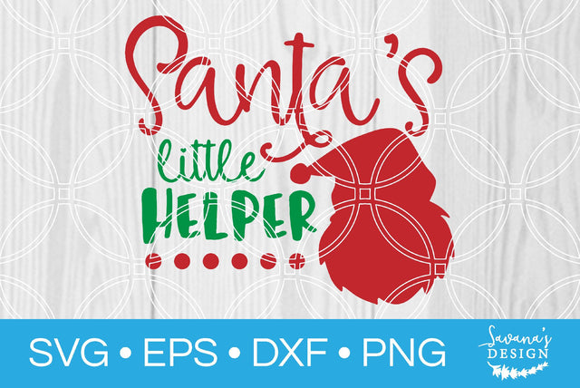 Santas Little Helper SVG SavanasDesign 