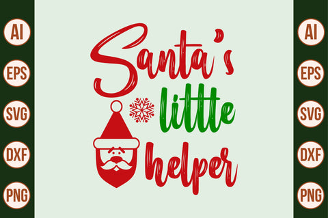 santas little helper-svg SVG nirmal108roy 