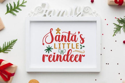Santas little reindeer SVG Angelina750 