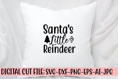 Santa's Little Reindeer SVG Cut File SVG Syaman 