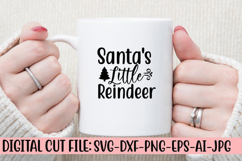 Santa's Little Reindeer SVG Cut File SVG Syaman 