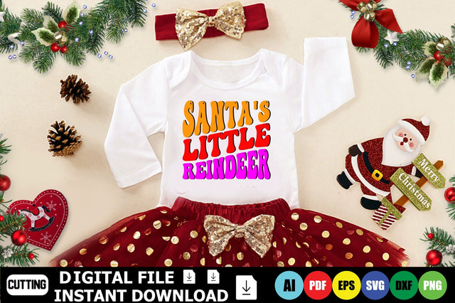 Santa's Little Reindeer SVG Shahin alam 