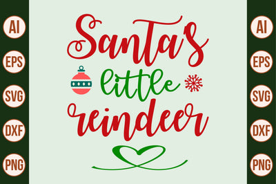 santas little reindeer-svg SVG nirmal108roy 