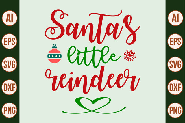 santas little reindeer-svg SVG nirmal108roy 