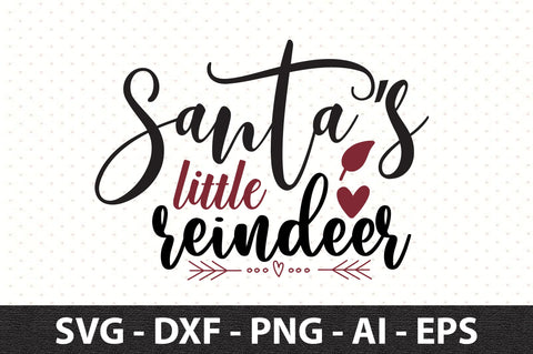 santas little reindeer svg SVG orpitasn 
