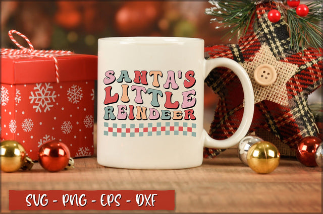 Santa's little reindeer SVG SVG Shetara Begum 