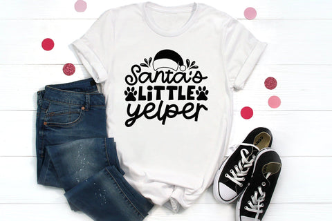Santa's Little Yelper - Christmas Dog SVG SVG CraftLabSVG 