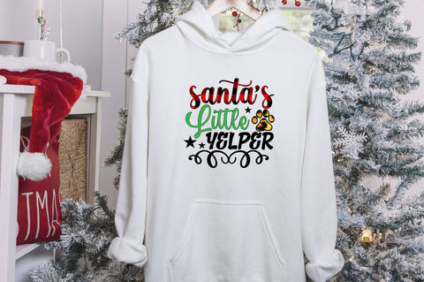 santa’s little yelper Sublimation SVGArt 
