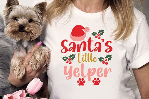 Santas Little Yelper SVG Angelina750 