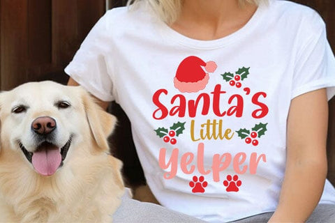 Santas Little Yelper SVG Angelina750 