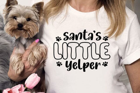Santas Little Yelper SVG Angelina750 