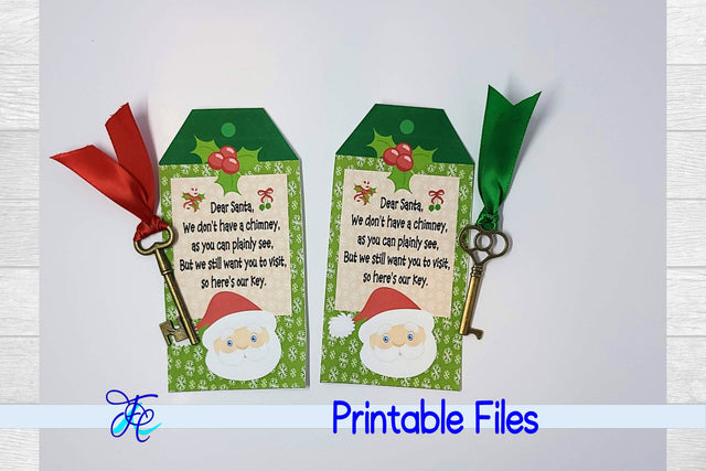 Santa's Magic Key #1 3D Paper Family Creations 