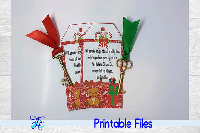 Santa's Magic Key #10 3D Paper Family Creations 