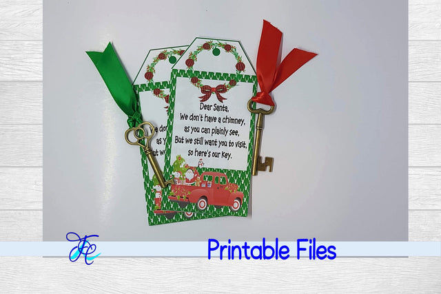 Santa's Magic Key #15 3D Paper Family Creations 