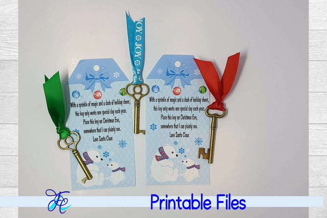 Santa's Magic Key #17 3D Paper Family Creations 