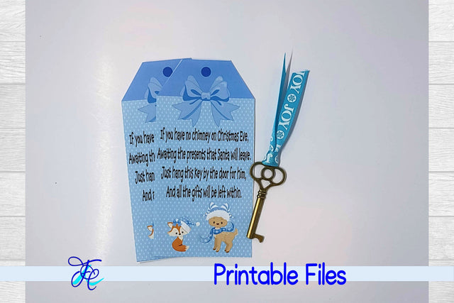 Santa's Magic Key #6 3D Paper Family Creations 