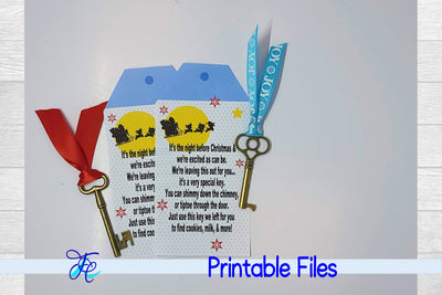 Santa's Magic Key #7 3D Paper Family Creations 