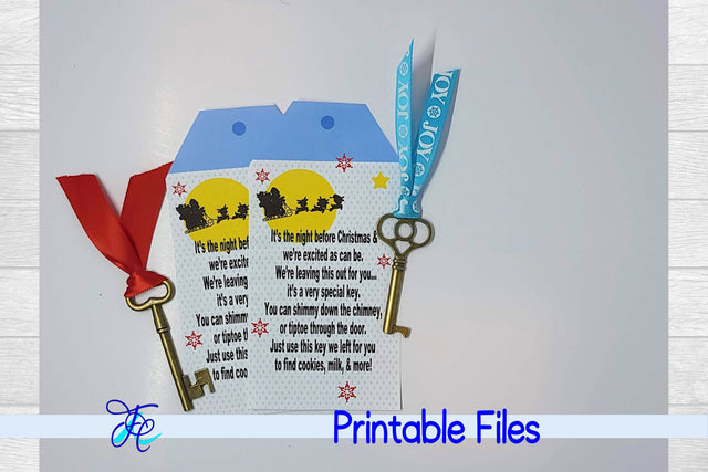 Santa's Magic Key #7 3D Paper Family Creations 