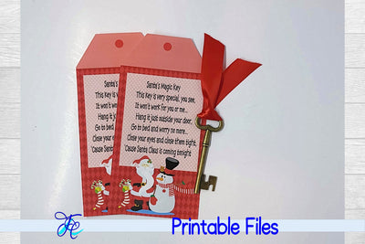 Santa's Magic Key #8 3D Paper Family Creations 