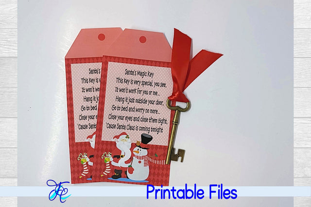 Santa's Magic Key #8 3D Paper Family Creations 