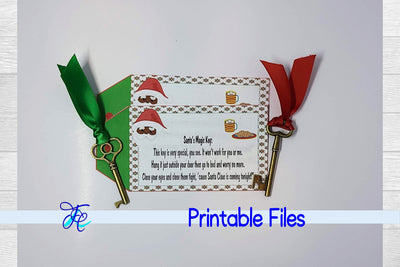 Santa's Magic Key AA #14 3D Paper Family Creations 