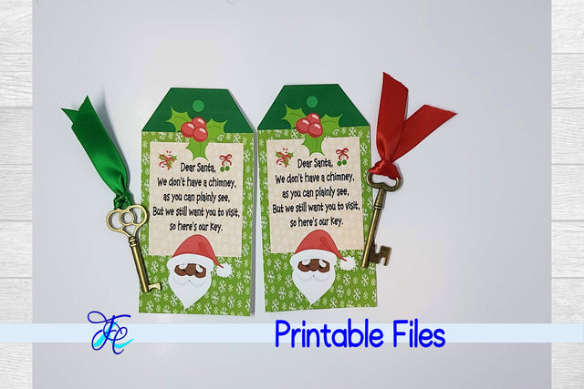 Santa's Magic Key AA #2 3D Paper Family Creations 