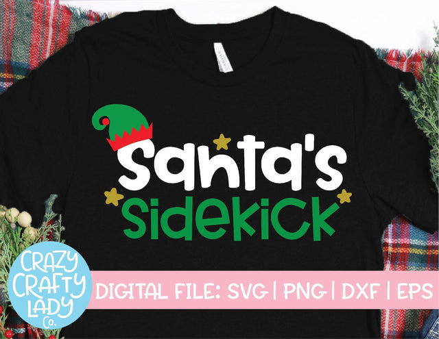 Santa's Sidekick | Christmas SVG Cut File SVG Crazy Crafty Lady Co. 