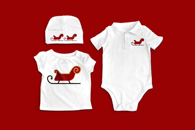 Santa's Sleigh SVG Designed by Geeks 