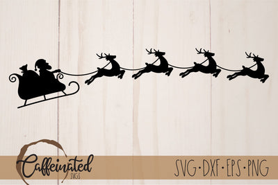 Santa's Sleigh SVG SVG Caffeinated SVGs 