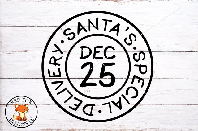 Santa's Special Delivery SVG - Santa Letter Svg File SVG RedFoxDesignsUS 